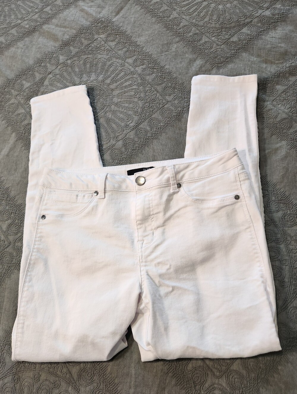 1822 White Skinny Jeans - Clean Classic Style - 10